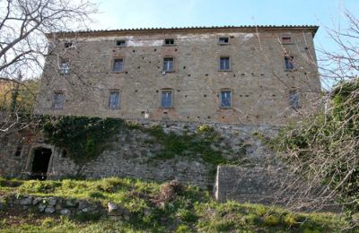 Castello in vendita San Leo Bastia, Palazzo Vaiano, Umbria, Vista posteriore