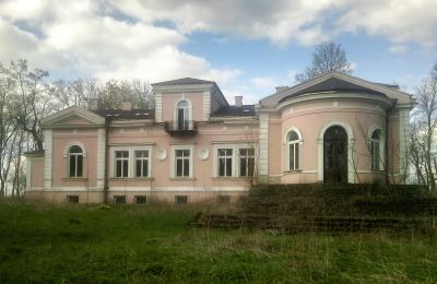 Casa padronale in vendita Lubiatów, Dwór w Lubiatowie, województwo łódzkie:  Vista posteriore