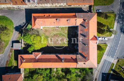 Castello in vendita Cítoliby, Zamek Cítoliby, Ústecký kraj, Foto con drone