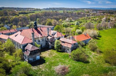 Castello in vendita Brody, Zámek Brody, Ústecký kraj, Foto con drone