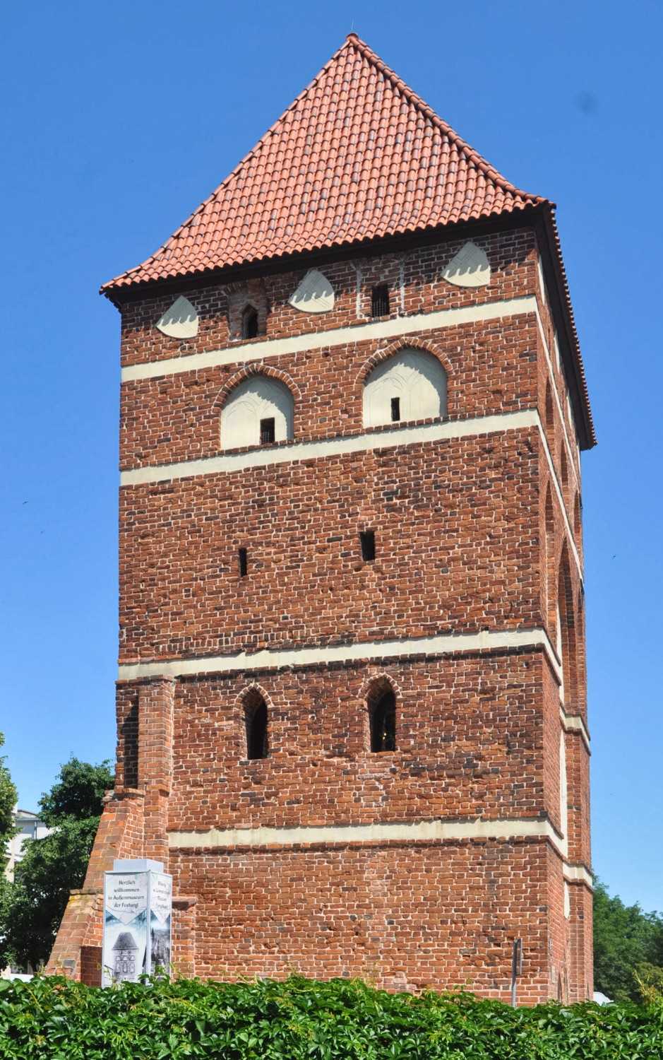 Immagini Torre gotica nella famosa città di Malbork