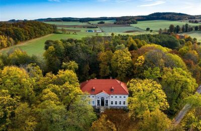 Castello in vendita Sławnikowice, Slawnikowice 99, Bassa Slesia, Foto con drone