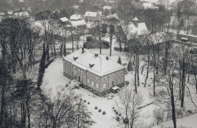 Castello in vendita Sławnikowice, Slawnikowice 99, Bassa Slesia, Foto con drone