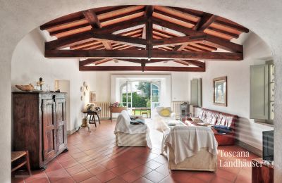 Casa rurale in vendita Castagneto Carducci, Toscana:  RIF 3057 Wohnbereich mit Blick in Garten