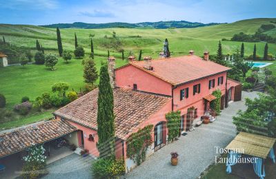 Casa rurale in vendita Castiglione d'Orcia, Toscana:  RIF 3053 Blick auf Anwesen