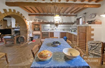 Casale in vendita Marciano della Chiana, Toscana:  RIF 3055 Küche mit Essbereich