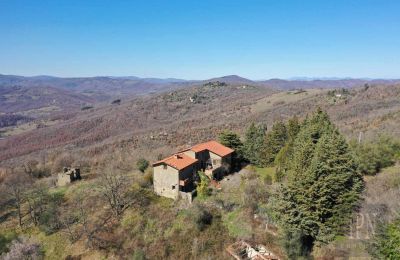 Casa di campagna in vendita 06019 Preggio, Umbria, Foto con drone