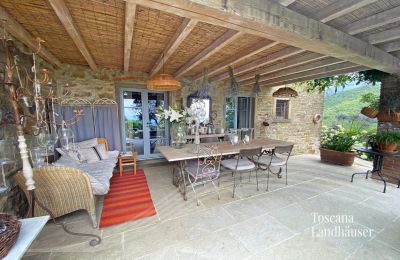 Casa rurale in vendita Loro Ciuffenna, Toscana:  RIF 3098 überdachte Terrasse