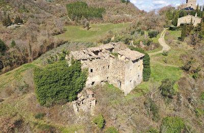 Castello medievale in vendita 06026 Pietralunga, Umbria, Foto con drone