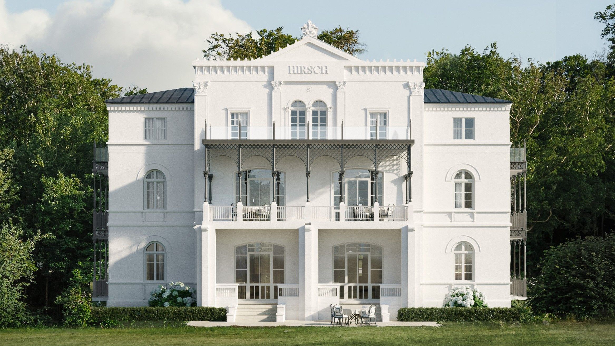 Immagini Villa Hirsch nella località balneare del Mar Baltico di Heiligendamm