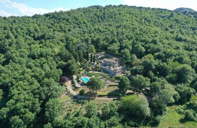 Casa di campagna in vendita 06019 Spedalicchio, Umbria, Foto con drone