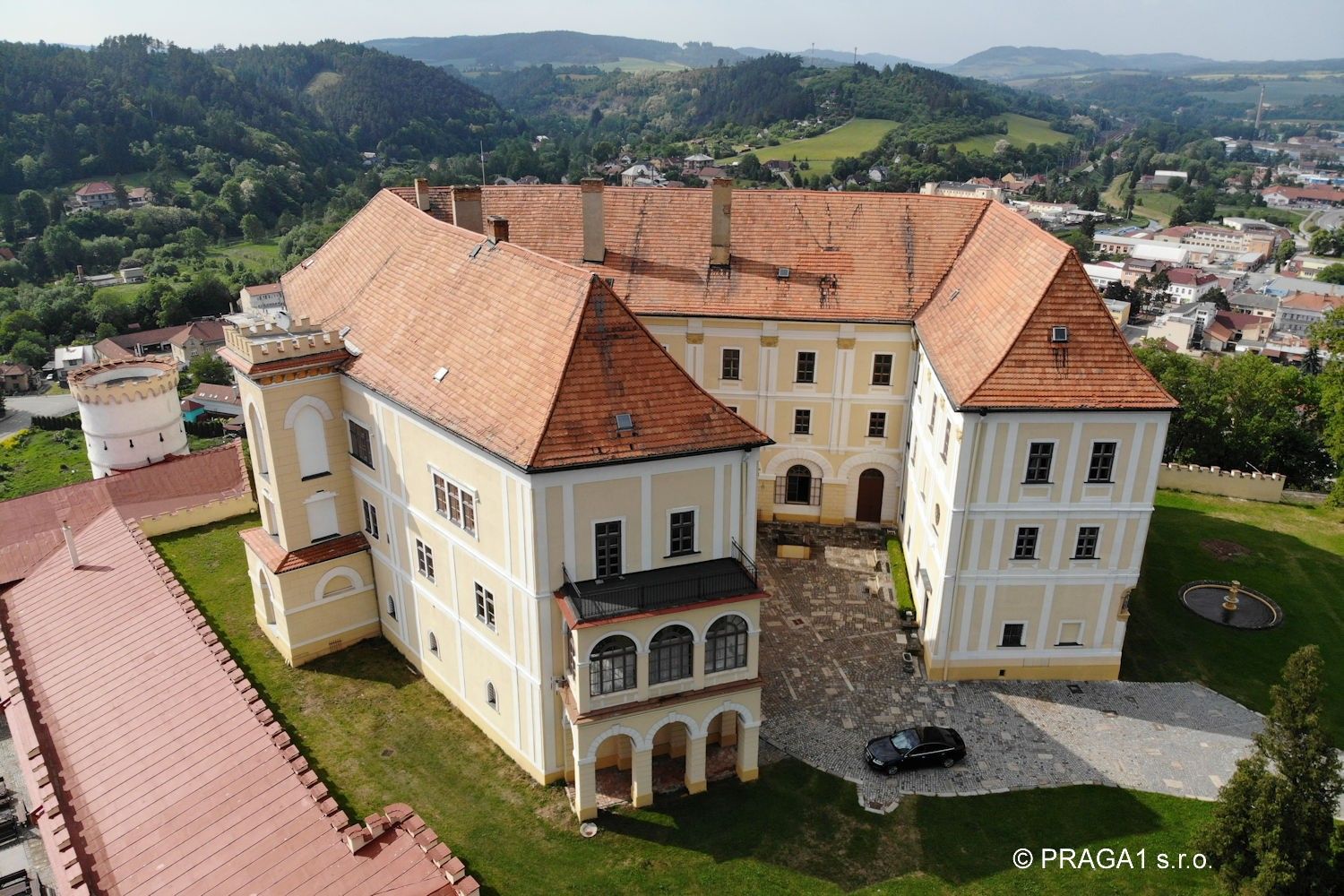 Immagini Castello ristrutturato nella Repubblica Ceca orientale