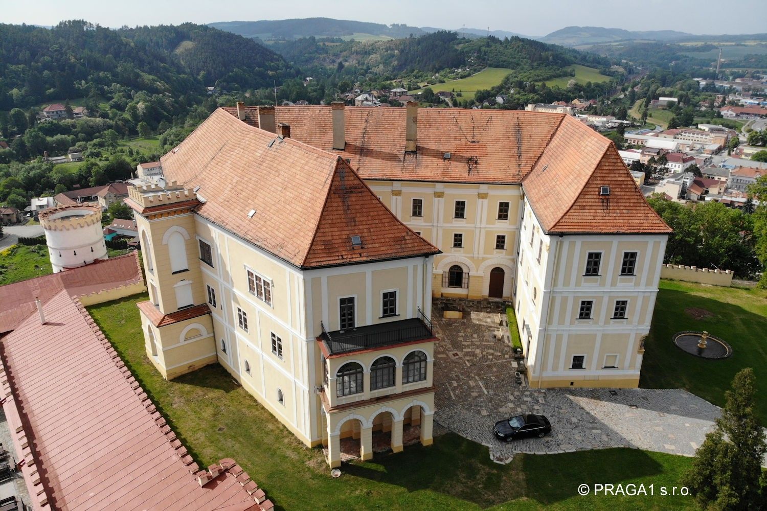 Immagini Castello ristrutturato nella Repubblica Ceca orientale