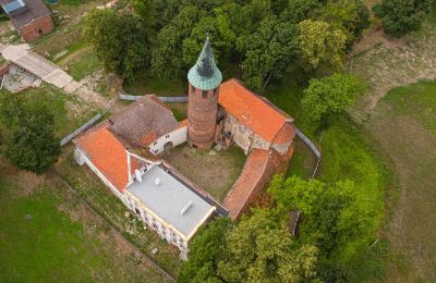 Castello medievale in vendita Karłowice, Zamek w Karłowicach, Opole, Foto con drone