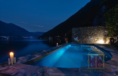 Castello Palazzo Villa in vendita Brienno, Lombardia:  Pool at Night