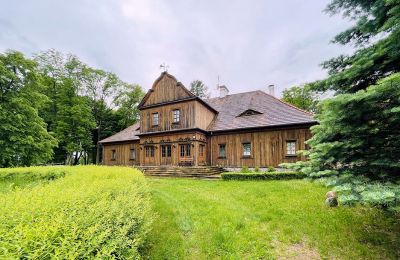 Villa padronale in vendita Paplin, Dwór w Paplinie, Masovia, Vista posteriore