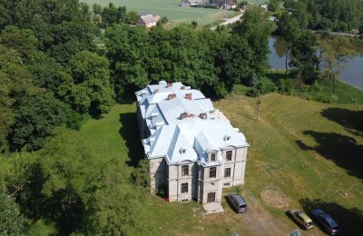 Castello in vendita Więsławice, Kujavie-Pomerania, Foto con drone