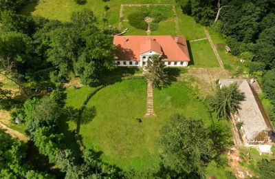 Villa padronale in vendita Rożnów, Dwór w Rożnowie, Piccola Polonia, Foto con drone