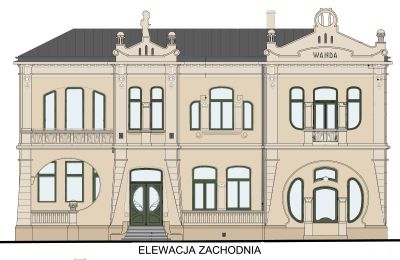 Villa storica in vendita Piotrków Trybunalski, Jarosława Dąbrowskiego 14, Łódź, Visualizzazione