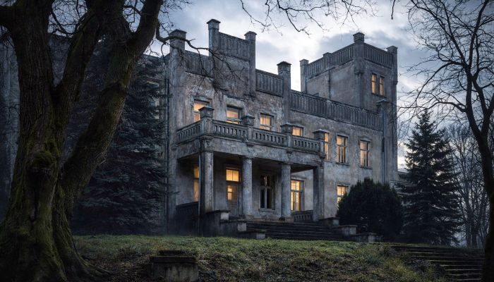 Villa padronale neogotica tra Poznań e Bydgoszcz