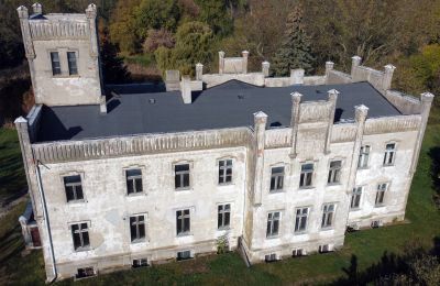 Castello in vendita Górki Dąbskie, Pałac w Górkach Dąbskich, Kujavie-Pomerania, Foto con drone