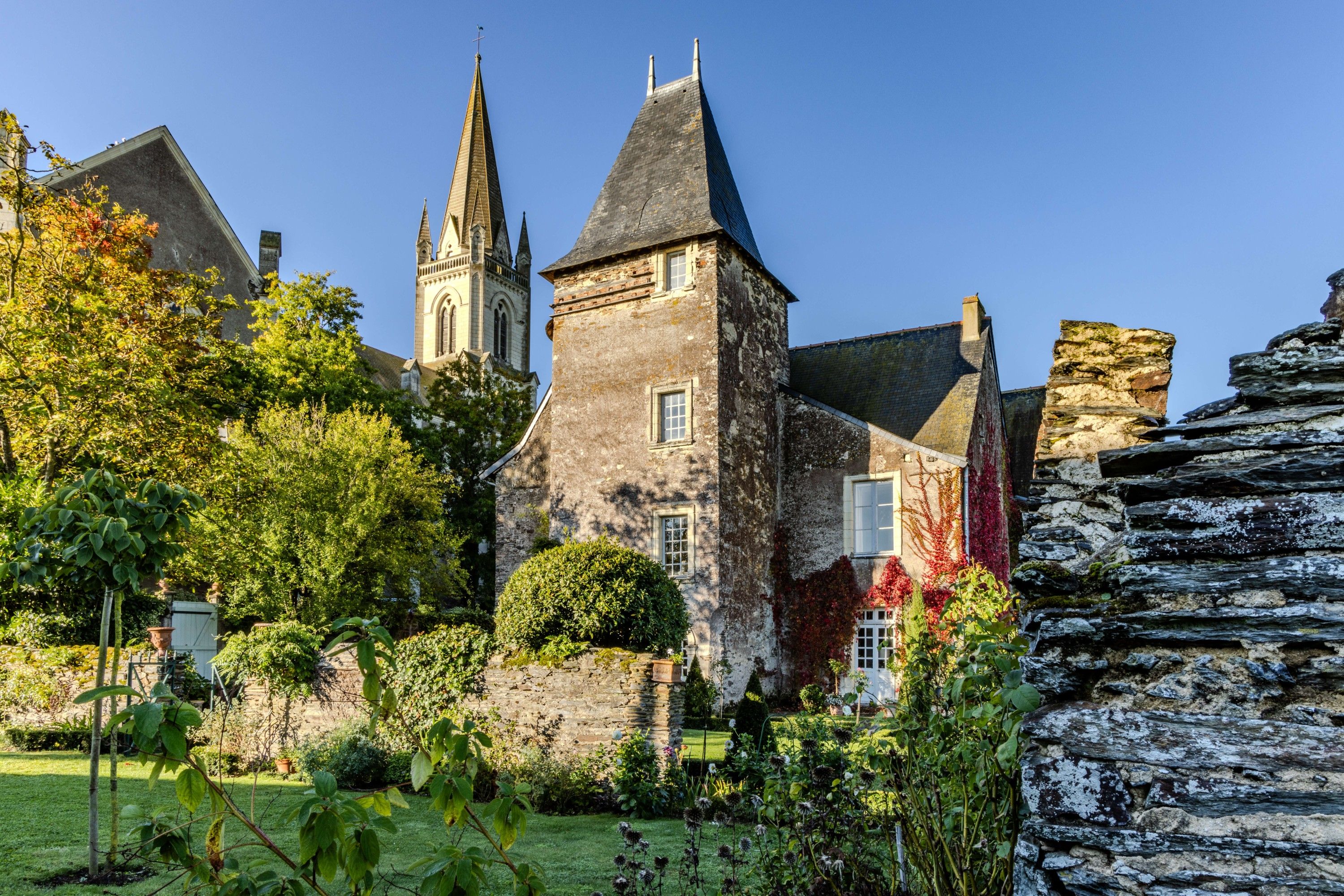 Immagini Villa padronale sulla Loira con interni spettacolari