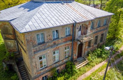 Villa padronale in vendita Parsko, Pałac w Parsku, Grande Polonia, Foto con drone