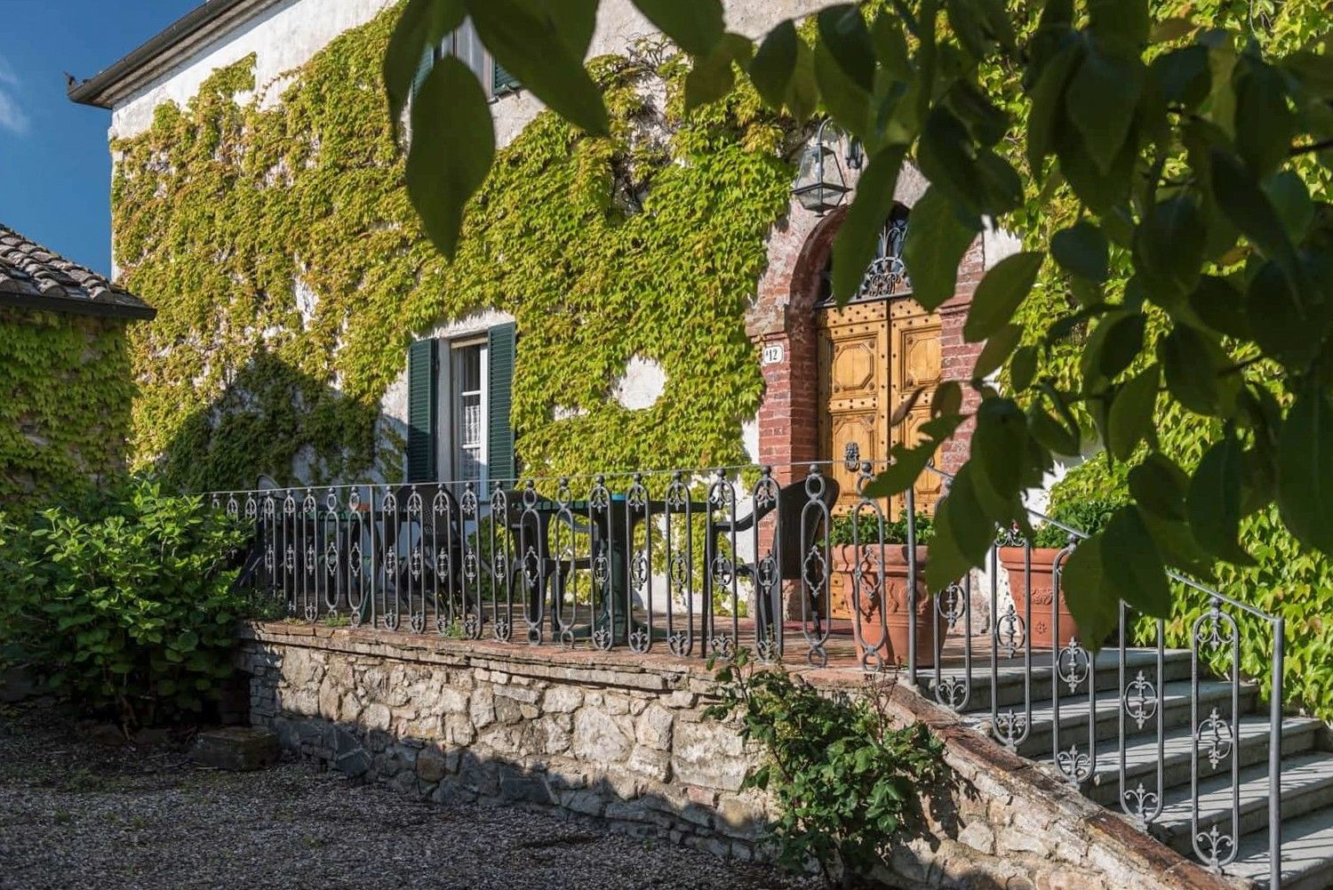 Immagini Tenuta a Murlo, Siena, Toscana con vista panoramica sulle colline