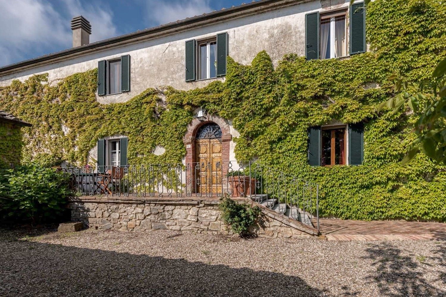 Immagini Tenuta a Murlo, Siena, Toscana con vista panoramica sulle colline