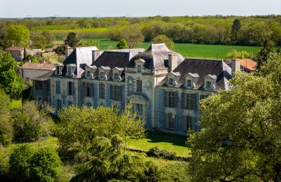 Immobili storici, Chateau da ristrutturare del XVII secolo con parco boschivo di 26 ettari tra Touraine e Anjou