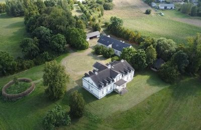 Villa padronale in vendita Mołomotki-Dwór, Masovia, Widok na dwór i oficynę