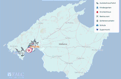 Villa padronale in vendita Mallorca, Palma, Gènova, Isole Baleari, Lageplan