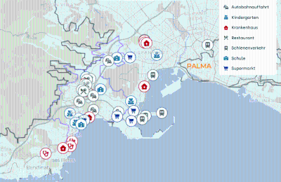 Villa padronale in vendita Mallorca, Palma, Gènova, Isole Baleari, Lageplan