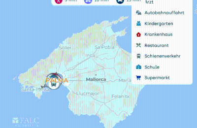 Villa storica in vendita Palma, Isole Baleari, Lageplan