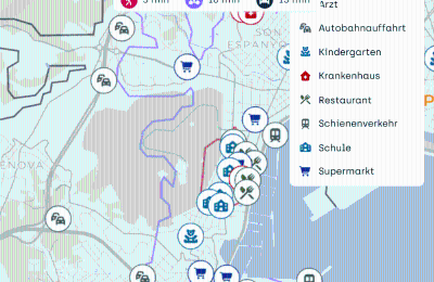 Villa storica in vendita Palma, Isole Baleari, Lageplan