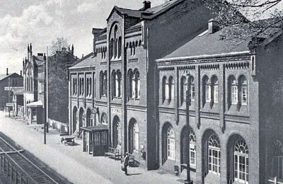 Proprietà storica in vendita 49356 Diepholz, Am Bahnhof  1, Niedersachsen, Bahnhofsgeäude Rückseite ca. 1930