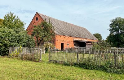 Villa padronale in vendita Brandeburgo, Stall Rückansicht - Garten
