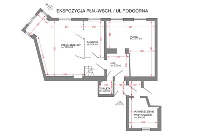 Proprietà Poznań, Pianta del piano 1