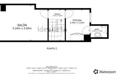 Proprietà Ontinyent, Pianta del piano 2