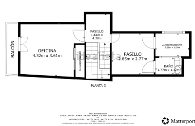 Proprietà Ontinyent, Pianta del piano 3