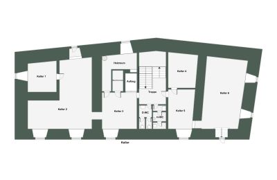 Castello in vendita 32683 Barntrup, Renania Settentrionale-Vestfalia, Grundriss - KG