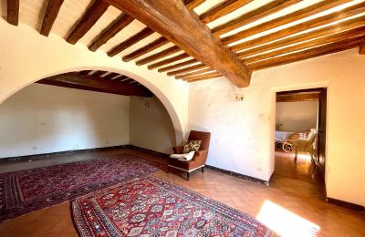 Villa storica in vendita Siena, Toscana:  RIF 2937 Wohnbereich mit Rundbogen