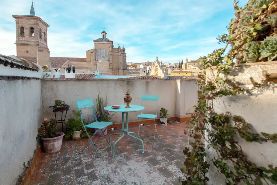 Casa solar de los Moreno a Chinchilla, appartamento al piano superiore con terrazza sul tetto