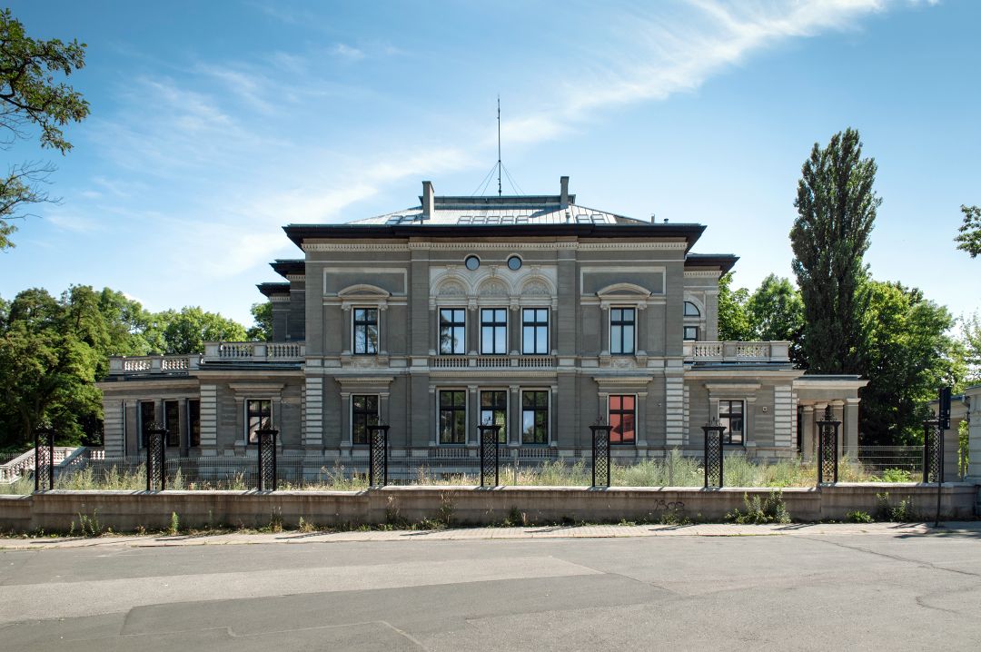 Villa Grohman, Città di Łódź Ville Storiche Łódź: Villa Grohman, Vista Nord